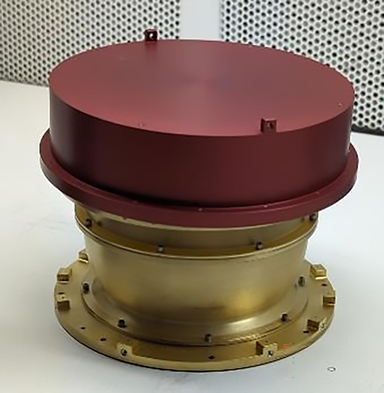 A photo of one of the ACI flight model's ESA component.